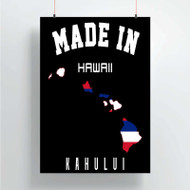 Onyourcases Made In Kahului Hawaii Custom Poster Silk Poster Wall Decor Home Decoration Wall Art Satin Silky Decorative Wallpaper Personalized Wall Hanging 20x14 Inch 24x35 Inch Poster