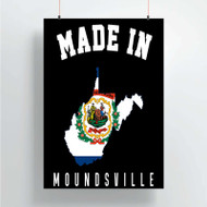 Onyourcases Made In Moundsville West Virginia Custom Poster Silk Poster Wall Decor Home Decoration Wall Art Satin Silky Decorative Wallpaper Personalized Wall Hanging 20x14 Inch 24x35 Inch Poster