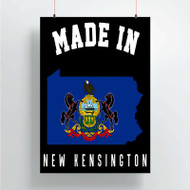 Onyourcases Made In New Kensington Pennsylvania Custom Poster Silk Poster Wall Decor Home Decoration Wall Art Satin Silky Decorative Wallpaper Personalized Wall Hanging 20x14 Inch 24x35 Inch Poster