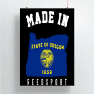 Onyourcases Made In Reedsport Oregon Custom Poster Silk Poster Wall Decor Home Decoration Wall Art Satin Silky Decorative Wallpaper Personalized Wall Hanging 20x14 Inch 24x35 Inch Poster