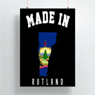 Onyourcases Made In Rutland Vermont Custom Poster Silk Poster Wall Decor Home Decoration Wall Art Satin Silky Decorative Wallpaper Personalized Wall Hanging 20x14 Inch 24x35 Inch Poster