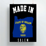 Onyourcases Made In Salem Oregon Custom Poster Silk Poster Wall Decor Home Decoration Wall Art Satin Silky Decorative Wallpaper Personalized Wall Hanging 20x14 Inch 24x35 Inch Poster