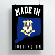 Onyourcases Made In Torrington Connecticut Custom Poster Silk Poster Wall Decor Home Decoration Wall Art Satin Silky Decorative Wallpaper Personalized Wall Hanging 20x14 Inch 24x35 Inch Poster