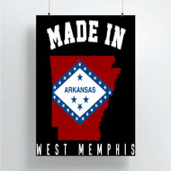 Onyourcases Made In West Memphis Arkansas Custom Poster Silk Poster Wall Decor Home Decoration Wall Art Satin Silky Decorative Wallpaper Personalized Wall Hanging 20x14 Inch 24x35 Inch Poster