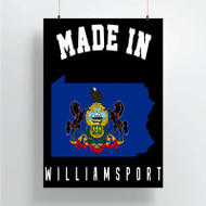 Onyourcases Made In Williamsport Pennsylvania Custom Poster Silk Poster Wall Decor Home Decoration Wall Art Satin Silky Decorative Wallpaper Personalized Wall Hanging 20x14 Inch 24x35 Inch Poster