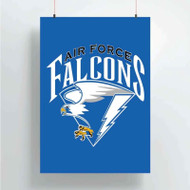 Onyourcases Air Force Falcons Custom Poster Silk Poster Wall Decor Home Decoration Wall Art Satin Silky Decorative Wallpaper Personalized Wall Hanging 20x14 Inch 24x35 Inch Poster