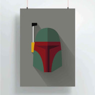 Onyourcases Boba Fett Star Wars Custom Poster Silk Poster Wall Decor Home Decoration Wall Art Satin Silky Decorative Wallpaper Personalized Wall Hanging 20x14 Inch 24x35 Inch Poster