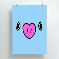 Onyourcases BT21 Mang Custom Poster Silk Poster Wall Decor Home Decoration Wall Art Satin Silky Decorative Wallpaper Personalized Wall Hanging 20x14 Inch 24x35 Inch Poster