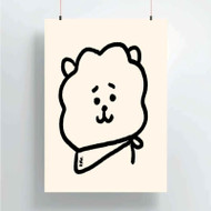 Onyourcases BT21 RJ Custom Poster Silk Poster Wall Decor Home Decoration Wall Art Satin Silky Decorative Wallpaper Personalized Wall Hanging 20x14 Inch 24x35 Inch Poster