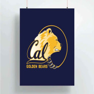 Onyourcases California Golden Bears Custom Poster Silk Poster Wall Decor Home Decoration Wall Art Satin Silky Decorative Wallpaper Personalized Wall Hanging 20x14 Inch 24x35 Inch Poster