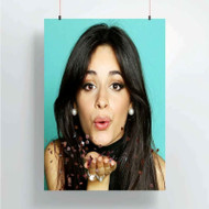 Onyourcases Camila Cabello Art Custom Poster Silk Poster Wall Decor Home Decoration Wall Art Satin Silky Decorative Wallpaper Personalized Wall Hanging 20x14 Inch 24x35 Inch Poster