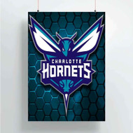 Onyourcases Charlotte Hornets NBA Custom Poster Silk Poster Wall Decor Home Decoration Wall Art Satin Silky Decorative Wallpaper Personalized Wall Hanging 20x14 Inch 24x35 Inch Poster