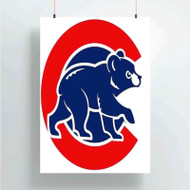 Onyourcases Chicago Cubs Custom Poster Silk Poster Wall Decor Home Decoration Wall Art Satin Silky Decorative Wallpaper Personalized Wall Hanging 20x14 Inch 24x35 Inch Poster