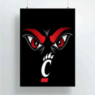 Onyourcases Cincinnati Bearcats Art Custom Poster Silk Poster Wall Decor Home Decoration Wall Art Satin Silky Decorative Wallpaper Personalized Wall Hanging 20x14 Inch 24x35 Inch Poster