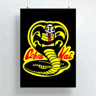 Onyourcases Cobra Kai Custom Poster Silk Poster Wall Decor Home Decoration Wall Art Satin Silky Decorative Wallpaper Personalized Wall Hanging 20x14 Inch 24x35 Inch Poster