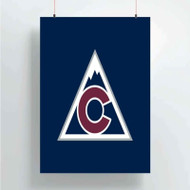 Onyourcases Colorado Avalanche NHL Art Custom Poster Silk Poster Wall Decor Home Decoration Wall Art Satin Silky Decorative Wallpaper Personalized Wall Hanging 20x14 Inch 24x35 Inch Poster