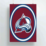 Onyourcases Colorado Avalanche NHL Custom Poster Silk Poster Wall Decor Home Decoration Wall Art Satin Silky Decorative Wallpaper Personalized Wall Hanging 20x14 Inch 24x35 Inch Poster