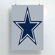 Onyourcases dallas cowboys Custom Poster Silk Poster Wall Decor Home Decoration Wall Art Satin Silky Decorative Wallpaper Personalized Wall Hanging 20x14 Inch 24x35 Inch Poster