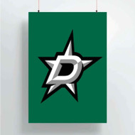 Onyourcases Dallas Stars NHL Art Custom Poster Silk Poster Wall Decor Home Decoration Wall Art Satin Silky Decorative Wallpaper Personalized Wall Hanging 20x14 Inch 24x35 Inch Poster