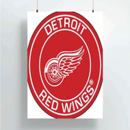 Onyourcases Detroit Red Wings NHL Custom Poster Silk Poster Wall Decor Home Decoration Wall Art Satin Silky Decorative Wallpaper Personalized Wall Hanging 20x14 Inch 24x35 Inch Poster