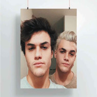 Onyourcases Dolan Twins Arts Custom Poster Silk Poster Wall Decor Home Decoration Wall Art Satin Silky Decorative Wallpaper Personalized Wall Hanging 20x14 Inch 24x35 Inch Poster