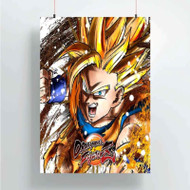 Onyourcases Dragon Ball Fighter Z Custom Poster Silk Poster Wall Decor Home Decoration Wall Art Satin Silky Decorative Wallpaper Personalized Wall Hanging 20x14 Inch 24x35 Inch Poster