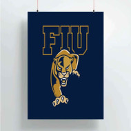 Onyourcases FIU Panthers Custom Poster Silk Poster Wall Decor Home Decoration Wall Art Satin Silky Decorative Wallpaper Personalized Wall Hanging 20x14 Inch 24x35 Inch Poster