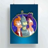 Onyourcases Futurama Custom Poster Silk Poster Wall Decor Home Decoration Wall Art Satin Silky Decorative Wallpaper Personalized Wall Hanging 20x14 Inch 24x35 Inch Poster