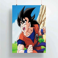 Onyourcases Goku dragon ball z Custom Poster Silk Poster Wall Decor Home Decoration Wall Art Satin Silky Decorative Wallpaper Personalized Wall Hanging 20x14 Inch 24x35 Inch Poster
