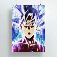Onyourcases Goku Ultra Instinct Mastered Custom Poster Silk Poster Wall Decor Home Decoration Wall Art Satin Silky Decorative Wallpaper Personalized Wall Hanging 20x14 Inch 24x35 Inch Poster
