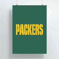 Onyourcases green bay packers Custom Poster Silk Poster Wall Decor Home Decoration Wall Art Satin Silky Decorative Wallpaper Personalized Wall Hanging 20x14 Inch 24x35 Inch Poster