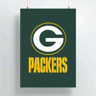 Onyourcases Green Bay Packers NFL Art Custom Poster Silk Poster Wall Decor Home Decoration Wall Art Satin Silky Decorative Wallpaper Personalized Wall Hanging 20x14 Inch 24x35 Inch Poster