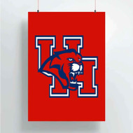 Onyourcases Houston Cougars Custom Poster Silk Poster Wall Decor Home Decoration Wall Art Satin Silky Decorative Wallpaper Personalized Wall Hanging 20x14 Inch 24x35 Inch Poster