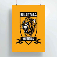 Onyourcases Hull City FC Custom Poster Silk Poster Wall Decor Home Decoration Wall Art Satin Silky Decorative Wallpaper Personalized Wall Hanging 20x14 Inch 24x35 Inch Poster