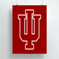 Onyourcases Indiana Hoosiers Custom Poster Silk Poster Wall Decor Home Decoration Wall Art Satin Silky Decorative Wallpaper Personalized Wall Hanging 20x14 Inch 24x35 Inch Poster
