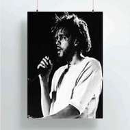 Onyourcases J Cole Art Custom Poster Silk Poster Wall Decor Home Decoration Wall Art Satin Silky Decorative Wallpaper Personalized Wall Hanging 20x14 Inch 24x35 Inch Poster