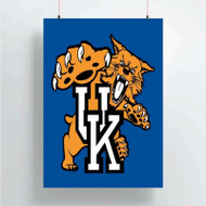 Onyourcases Kentucky Wildcats Custom Poster Silk Poster Wall Decor Home Decoration Wall Art Satin Silky Decorative Wallpaper Personalized Wall Hanging 20x14 Inch 24x35 Inch Poster