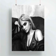 Onyourcases Kylie Jenner Custom Poster Silk Poster Wall Decor Home Decoration Wall Art Satin Silky Decorative Wallpaper Personalized Wall Hanging 20x14 Inch 24x35 Inch Poster