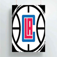Onyourcases LA Clippers NBA Custom Poster Silk Poster Wall Decor Home Decoration Wall Art Satin Silky Decorative Wallpaper Personalized Wall Hanging 20x14 Inch 24x35 Inch Poster