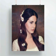 Onyourcases Lana Del Rey Custom Poster Silk Poster Wall Decor Home Decoration Wall Art Satin Silky Decorative Wallpaper Personalized Wall Hanging 20x14 Inch 24x35 Inch Poster