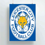 Onyourcases Leicester City FC Custom Poster Silk Poster Wall Decor Home Decoration Wall Art Satin Silky Decorative Wallpaper Personalized Wall Hanging 20x14 Inch 24x35 Inch Poster