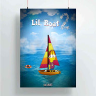 Onyourcases Lil Boat 2 yachty Custom Poster Silk Poster Wall Decor Home Decoration Wall Art Satin Silky Decorative Wallpaper Personalized Wall Hanging 20x14 Inch 24x35 Inch Poster