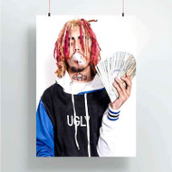 Onyourcases Lil Pump Money Custom Poster Silk Poster Wall Decor Home Decoration Wall Art Satin Silky Decorative Wallpaper Personalized Wall Hanging 20x14 Inch 24x35 Inch Poster