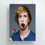 Onyourcases Logan Paul 3 Custom Poster Silk Poster Wall Decor Home Decoration Wall Art Satin Silky Decorative Wallpaper Personalized Wall Hanging 20x14 Inch 24x35 Inch Poster