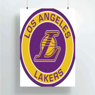 Onyourcases Los Angeles Lakers NBA Custom Poster Silk Poster Wall Decor Home Decoration Wall Art Satin Silky Decorative Wallpaper Personalized Wall Hanging 20x14 Inch 24x35 Inch Poster