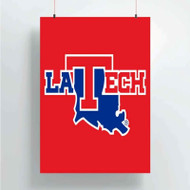 Onyourcases Louisiana Tech Bulldogs Custom Poster Silk Poster Wall Decor Home Decoration Wall Art Satin Silky Decorative Wallpaper Personalized Wall Hanging 20x14 Inch 24x35 Inch Poster