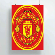 Onyourcases Manchester United FC Custom Poster Silk Poster Wall Decor Home Decoration Wall Art Satin Silky Decorative Wallpaper Personalized Wall Hanging 20x14 Inch 24x35 Inch Poster