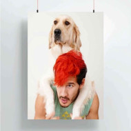 Onyourcases Markiplier Custom Poster Silk Poster Wall Decor Home Decoration Wall Art Satin Silky Decorative Wallpaper Personalized Wall Hanging 20x14 Inch 24x35 Inch Poster