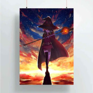 Onyourcases Megumin Konosuba Custom Poster Silk Poster Wall Decor Home Decoration Wall Art Satin Silky Decorative Wallpaper Personalized Wall Hanging 20x14 Inch 24x35 Inch Poster