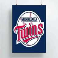 Onyourcases Minnesota Twins MLB Custom Poster Silk Poster Wall Decor Home Decoration Wall Art Satin Silky Decorative Wallpaper Personalized Wall Hanging 20x14 Inch 24x35 Inch Poster